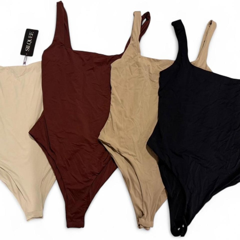 ✨ SILQUEE Square Neck Bodysuit Set (4pk) 🛍️